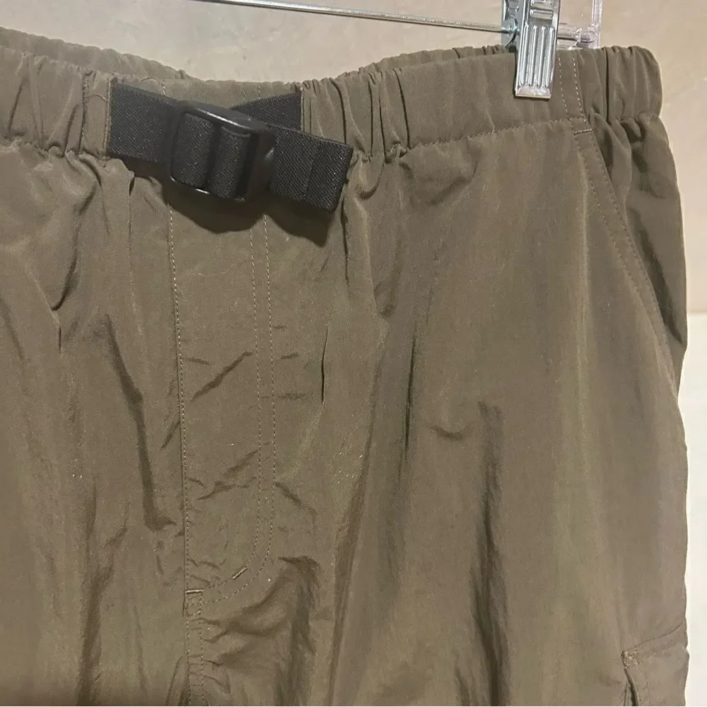 The North Face Green Nylon Outdoor Travel Cargo Pants